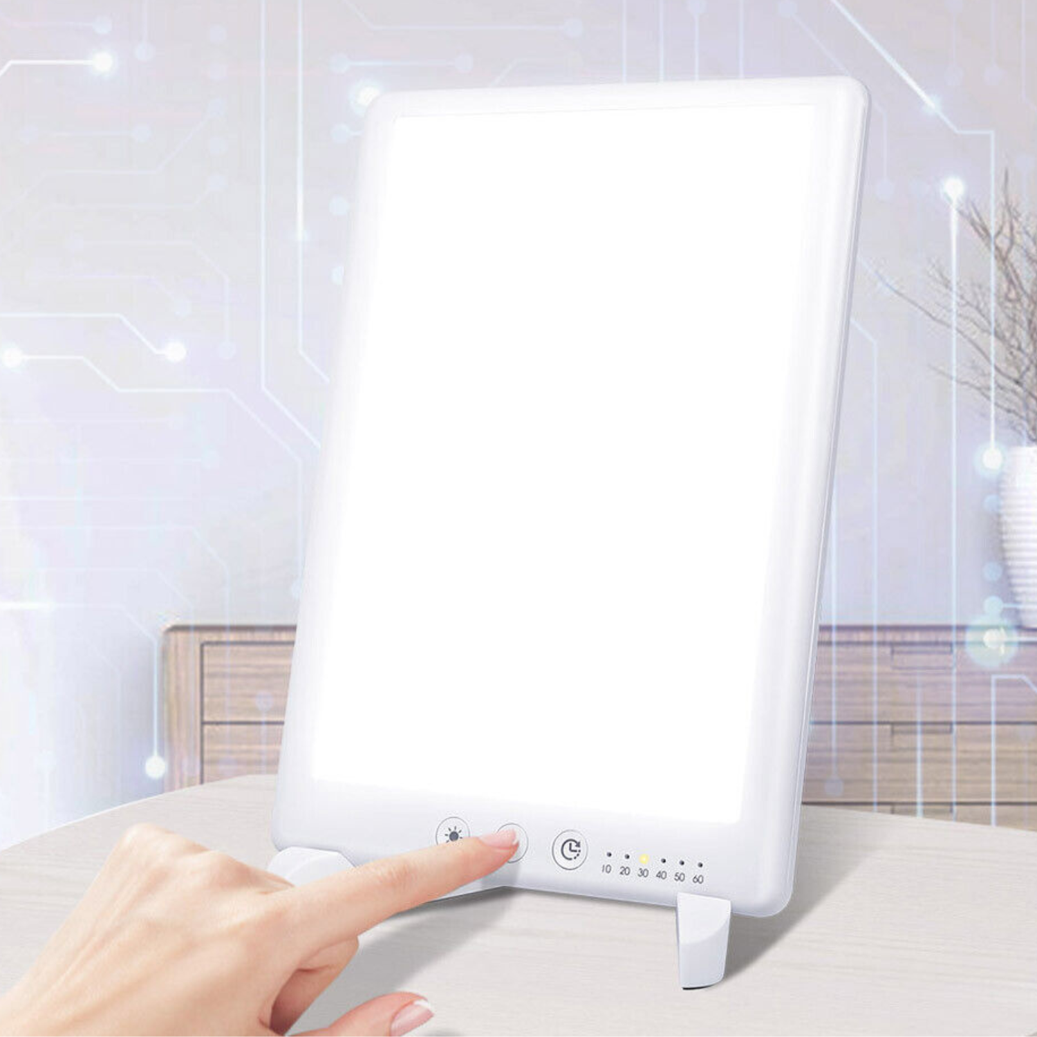 Bright Sun Therapy Lamp for Seasonal Mood