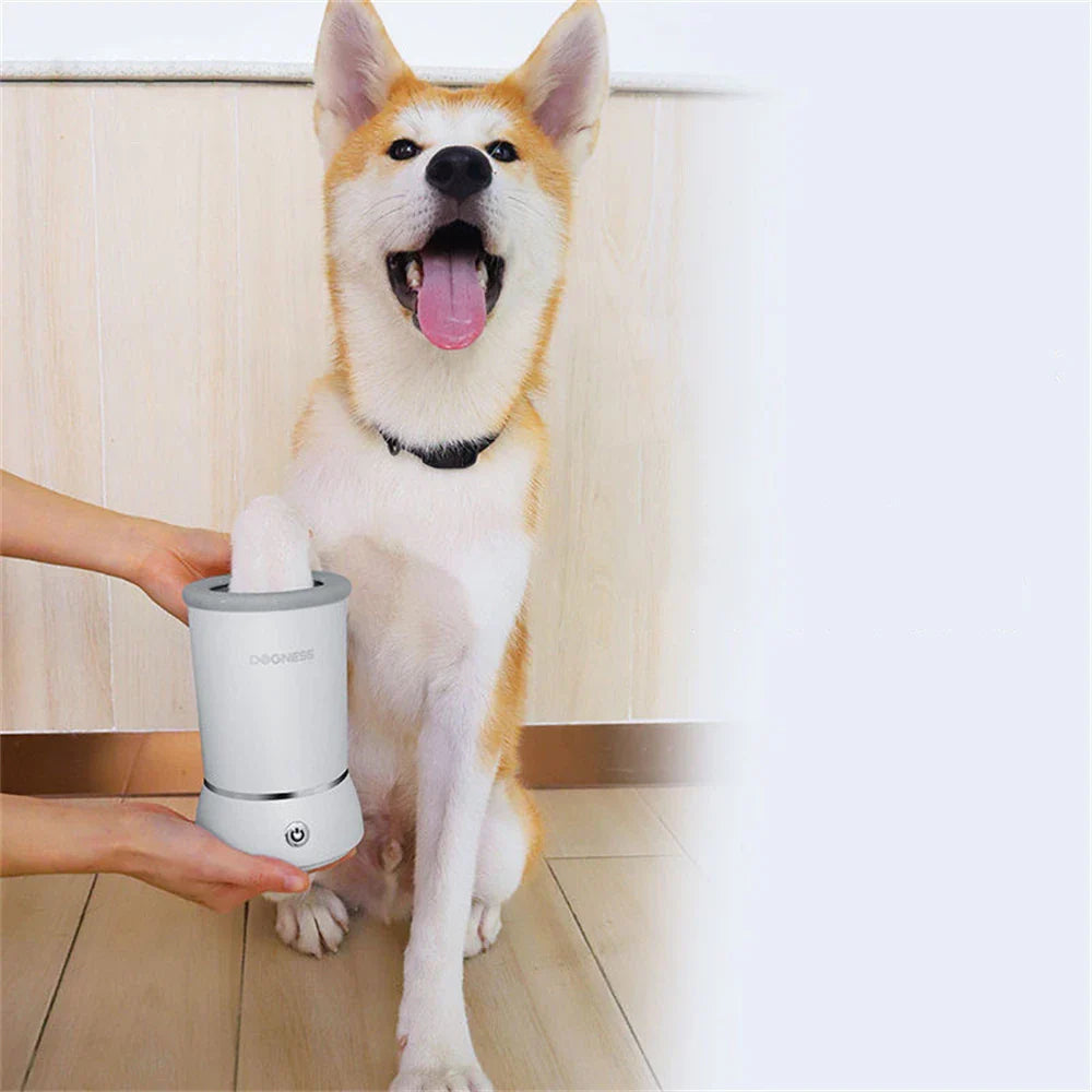 automatic electric paw cleaner USB rechargeable for dogs