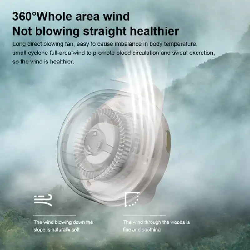 Portable Bladeless Waist Clip Fan