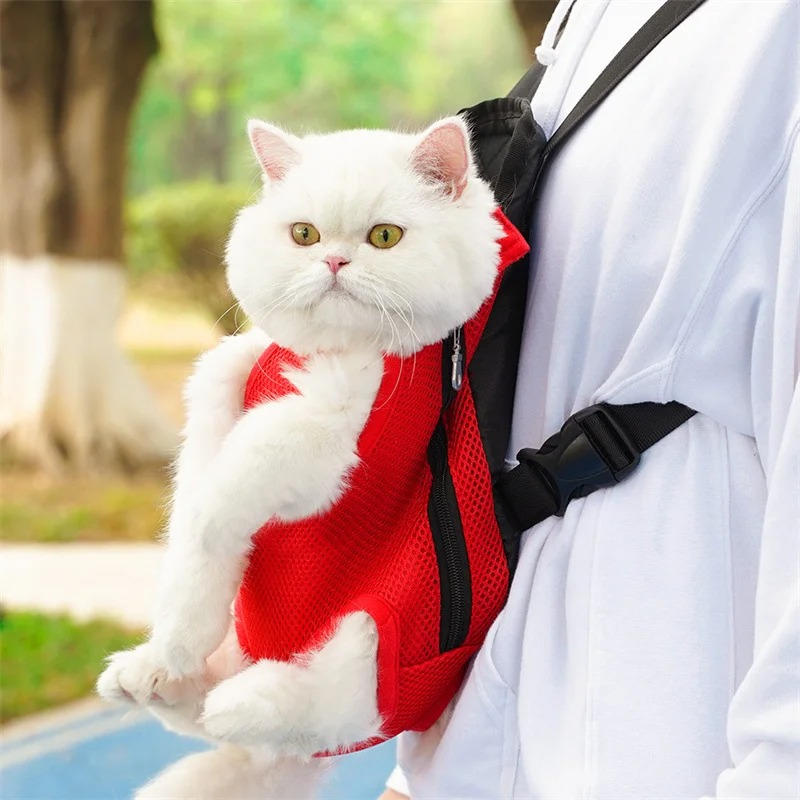 Adjustable Cat Carrier Pouch for Travel