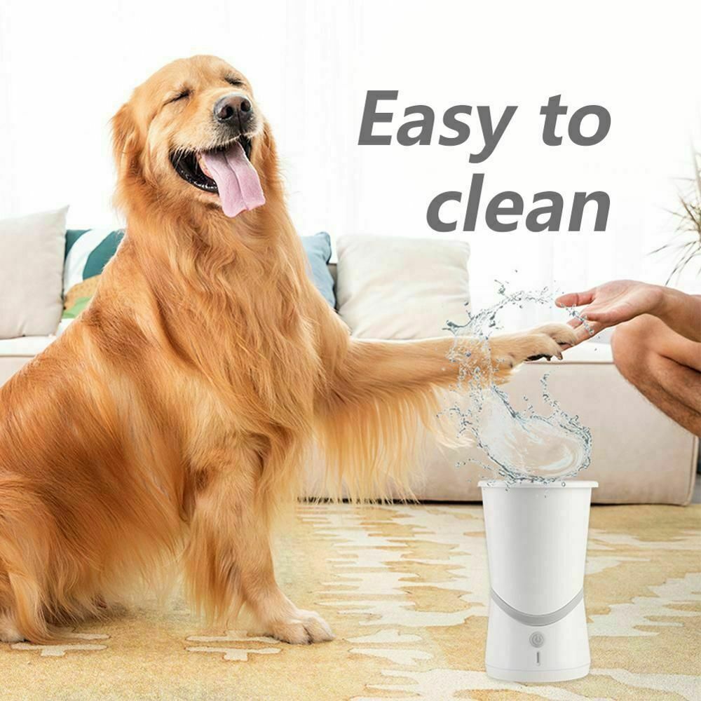 automatic electric paw cleaner USB rechargeable for dogs