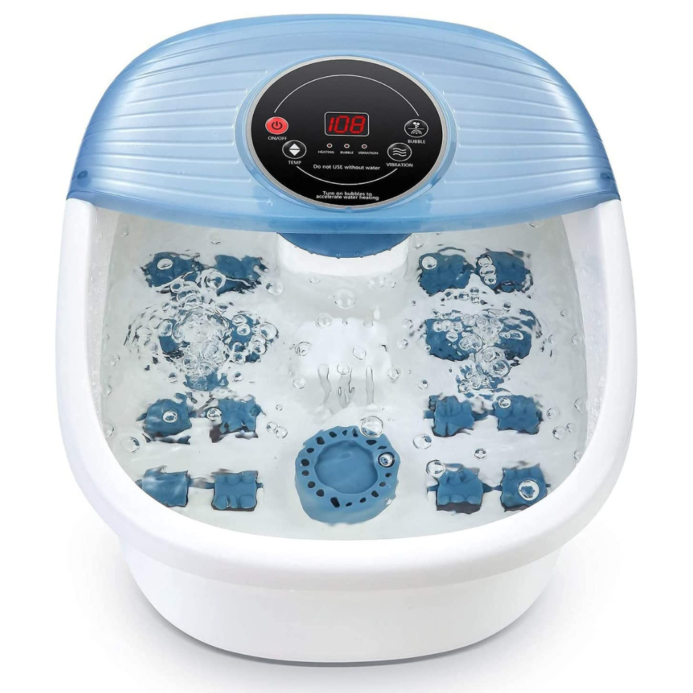 Foot Spa Bath Massager with Heat & Bubbles