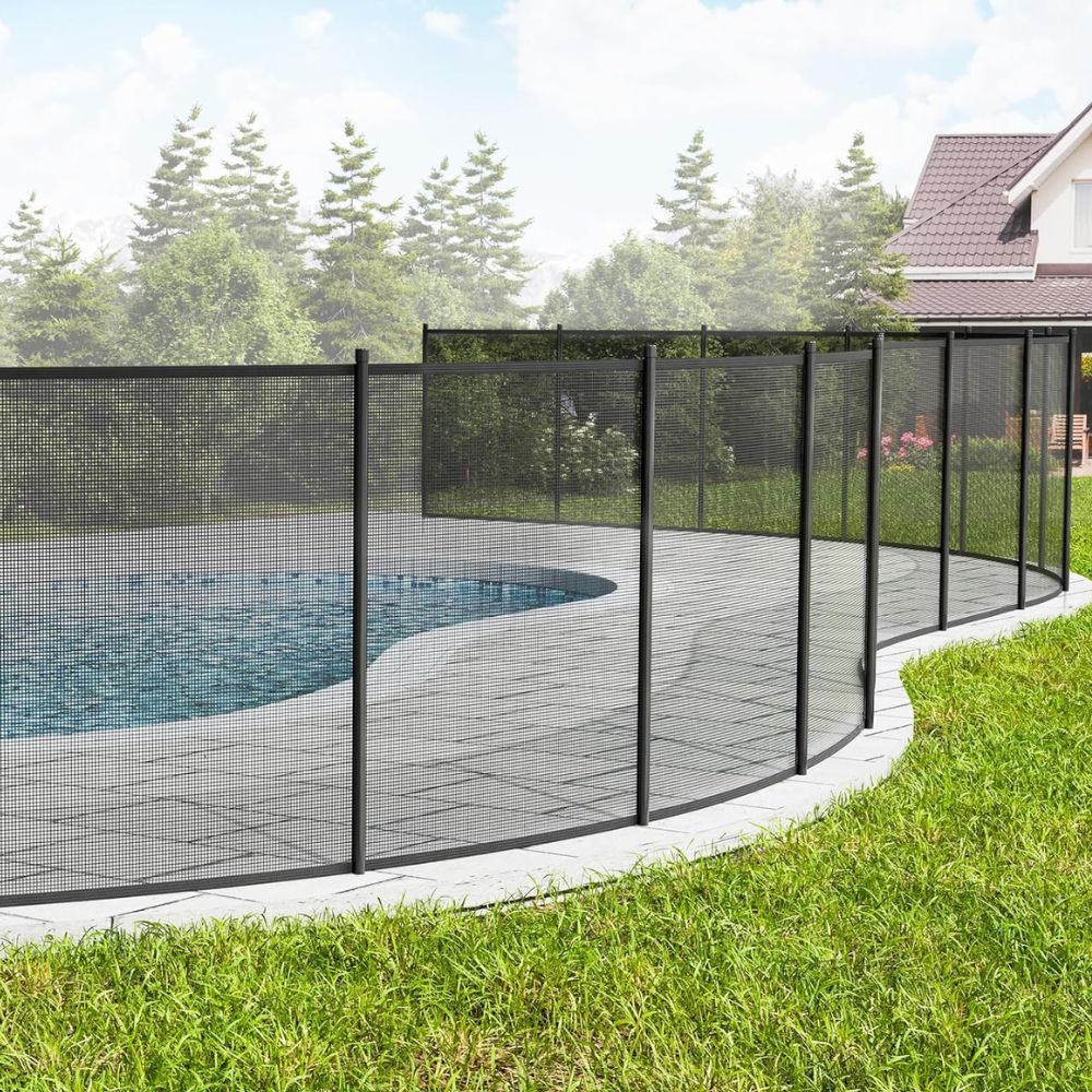 Removable Pool Safety Fence for Inground Pools