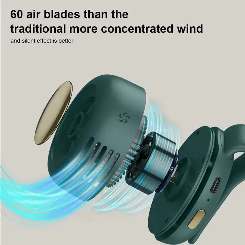 Portable Bladeless Waist Clip Fan