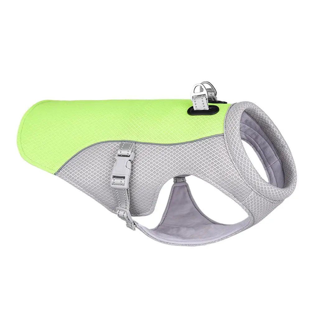 dog cooling vest for hot weather and outdoor activities