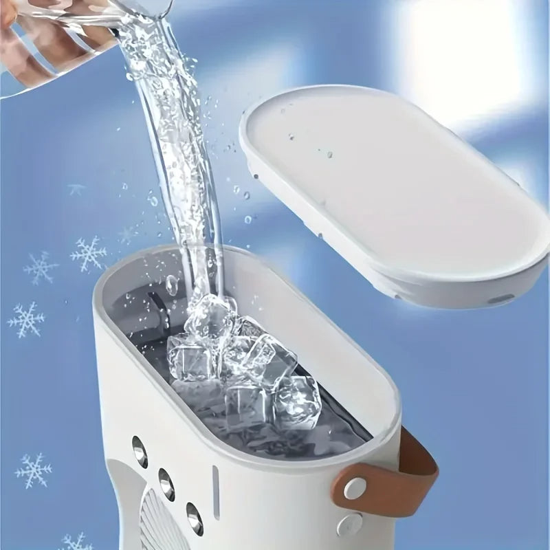 double head portable air conditioner fan mini cooler
