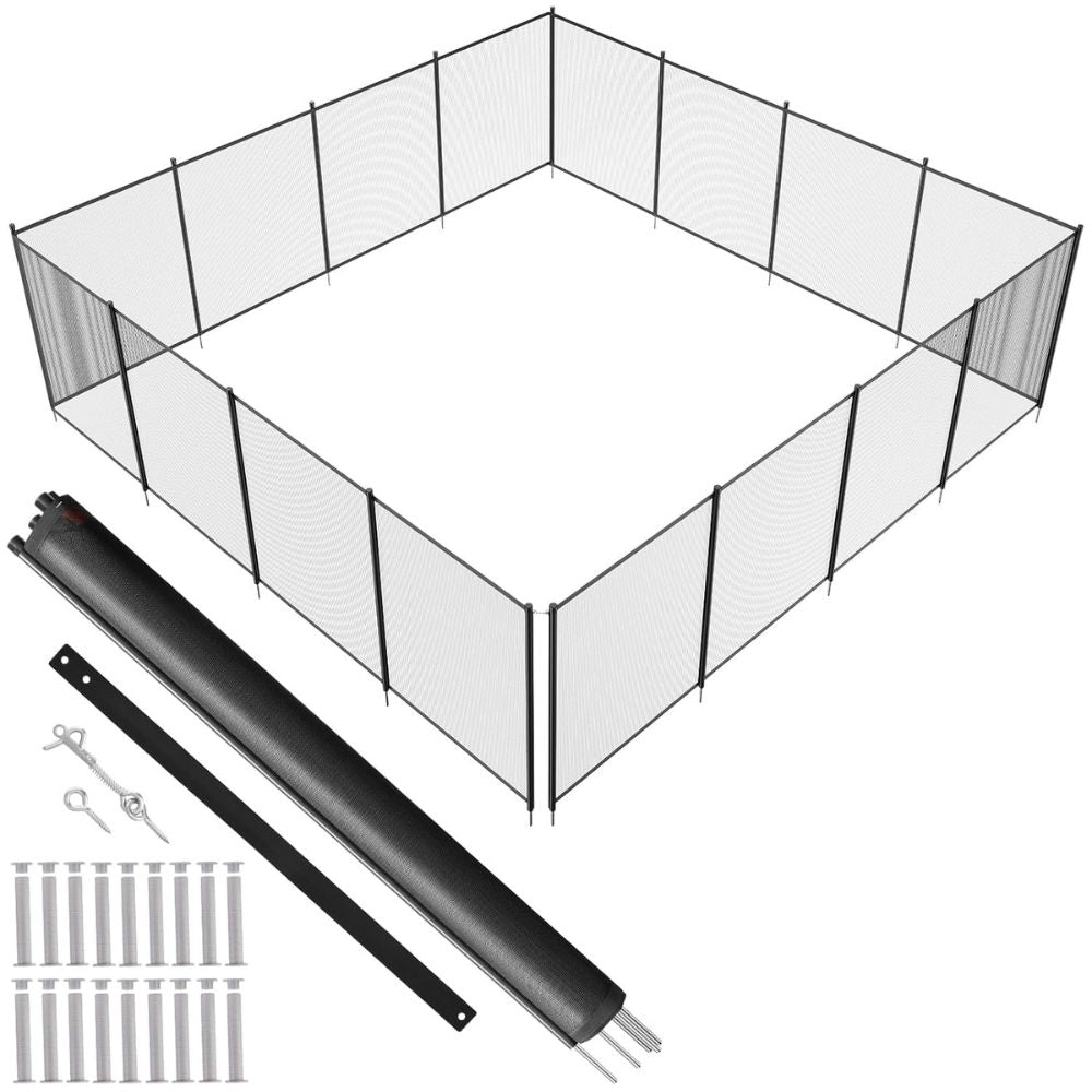 Removable Pool Safety Fence for Inground Pools