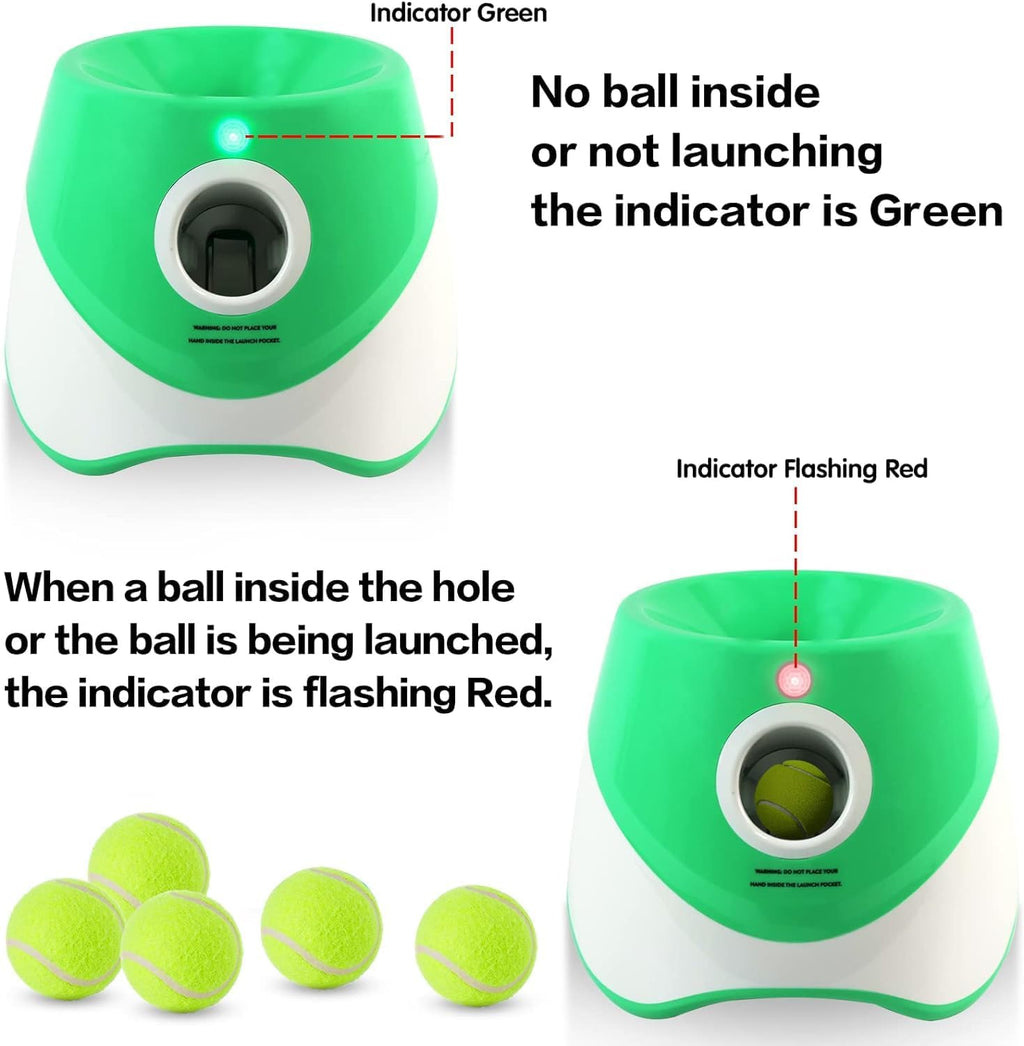 automatic dog ball launcher with 3 distance settings