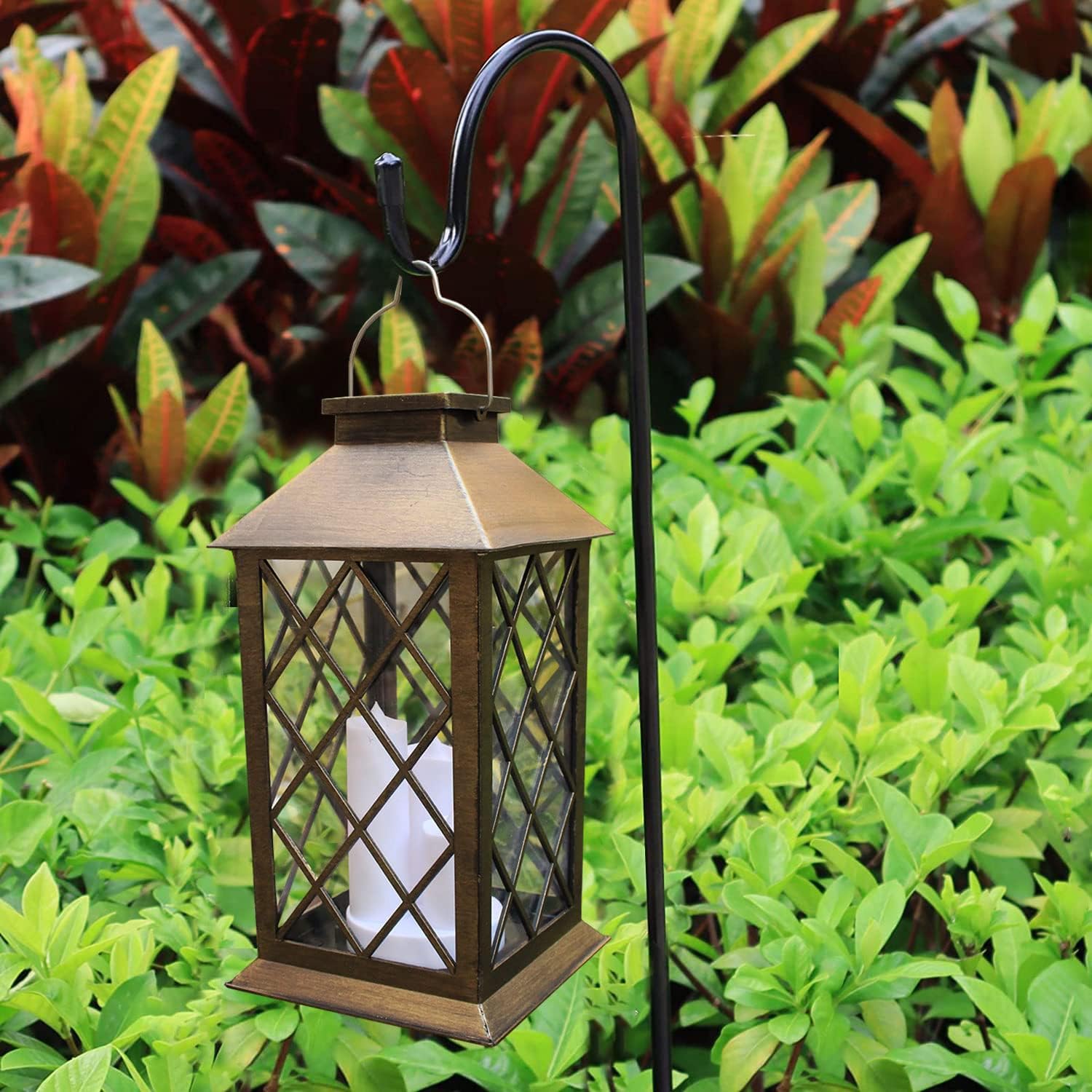 All-Weather Solar Garden Hanging Lantern