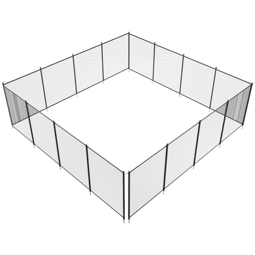 Removable Pool Safety Fence for Inground Pools