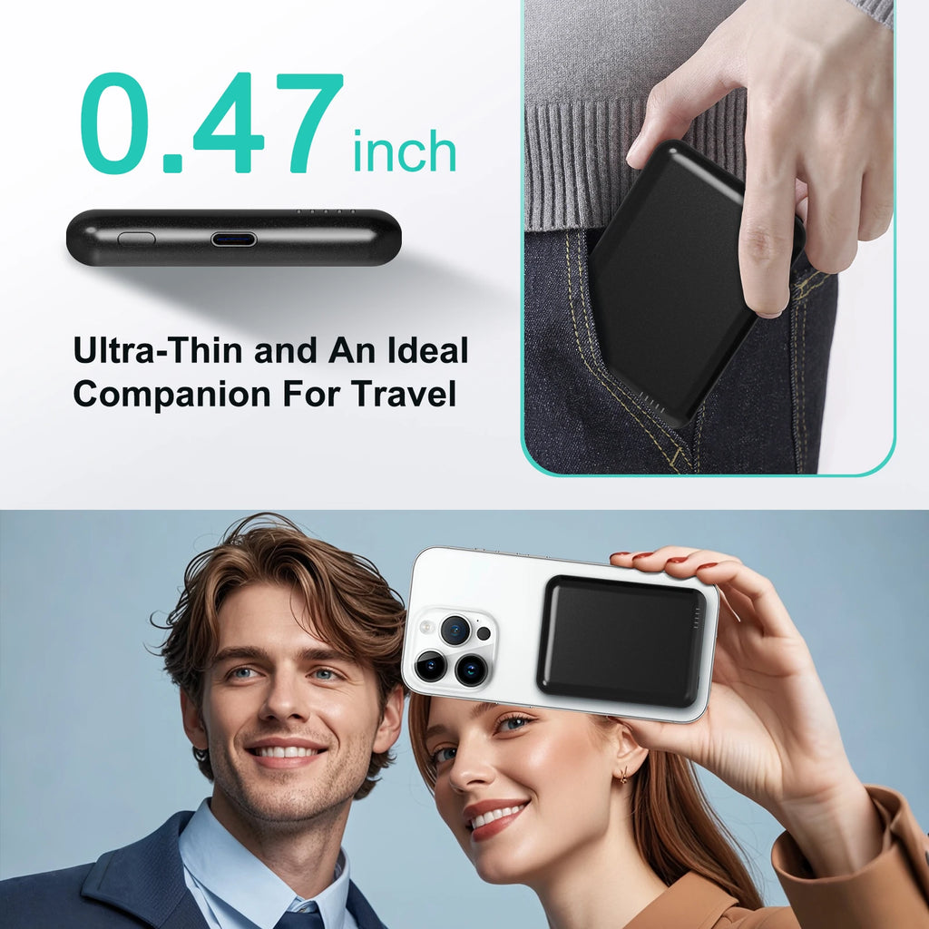 MagSafe Power Bank - 5000mAh Wireless Charger