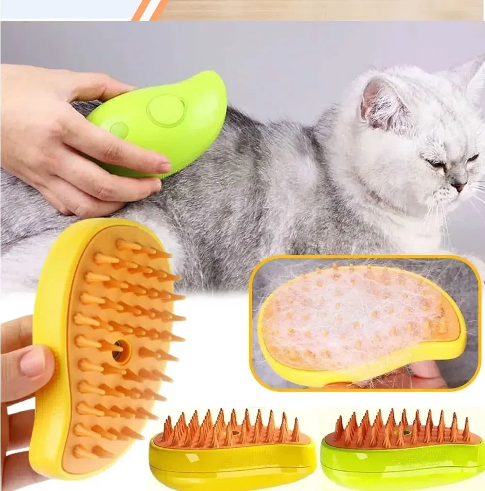3 in 1 Steam Pet Grooming Brush