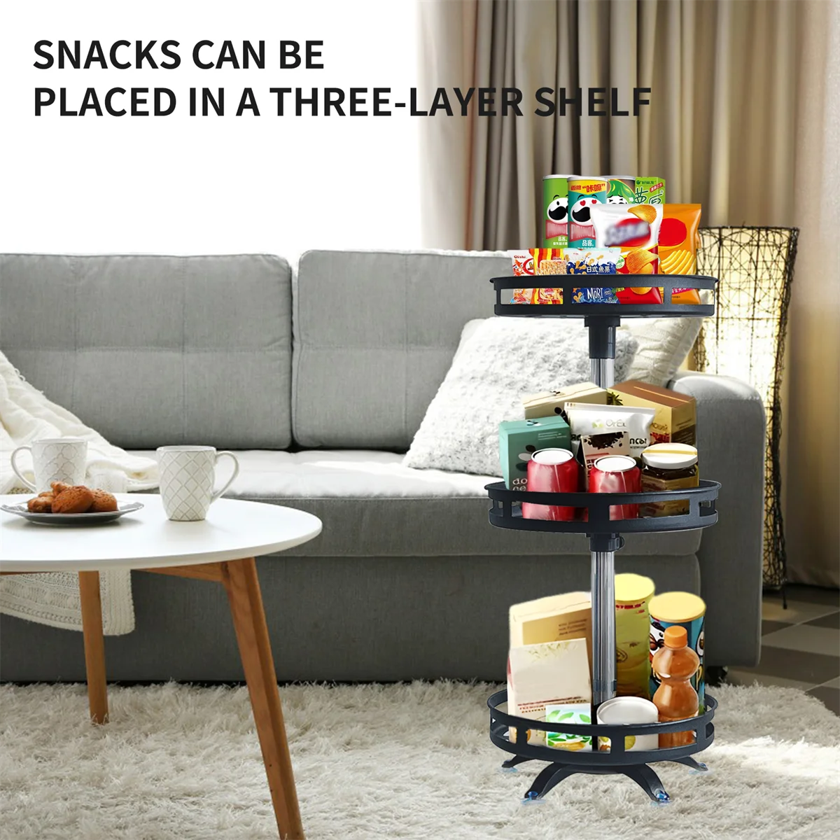 360° Rotating Spice Rack - 1, 2 & 3 Tier