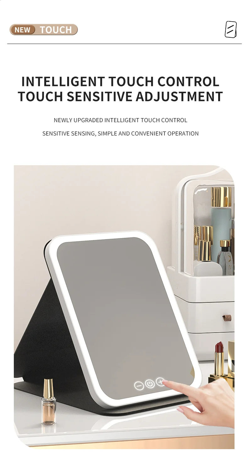 LED Vanity Mirror - 3 Color Light Modes