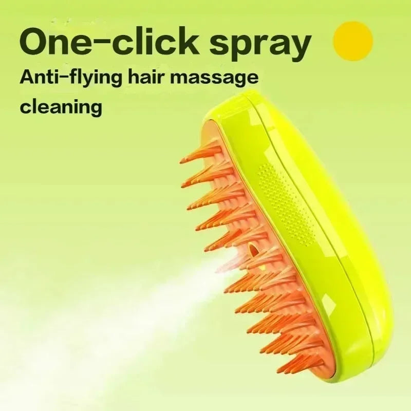 3 in 1 Steam Pet Grooming Brush