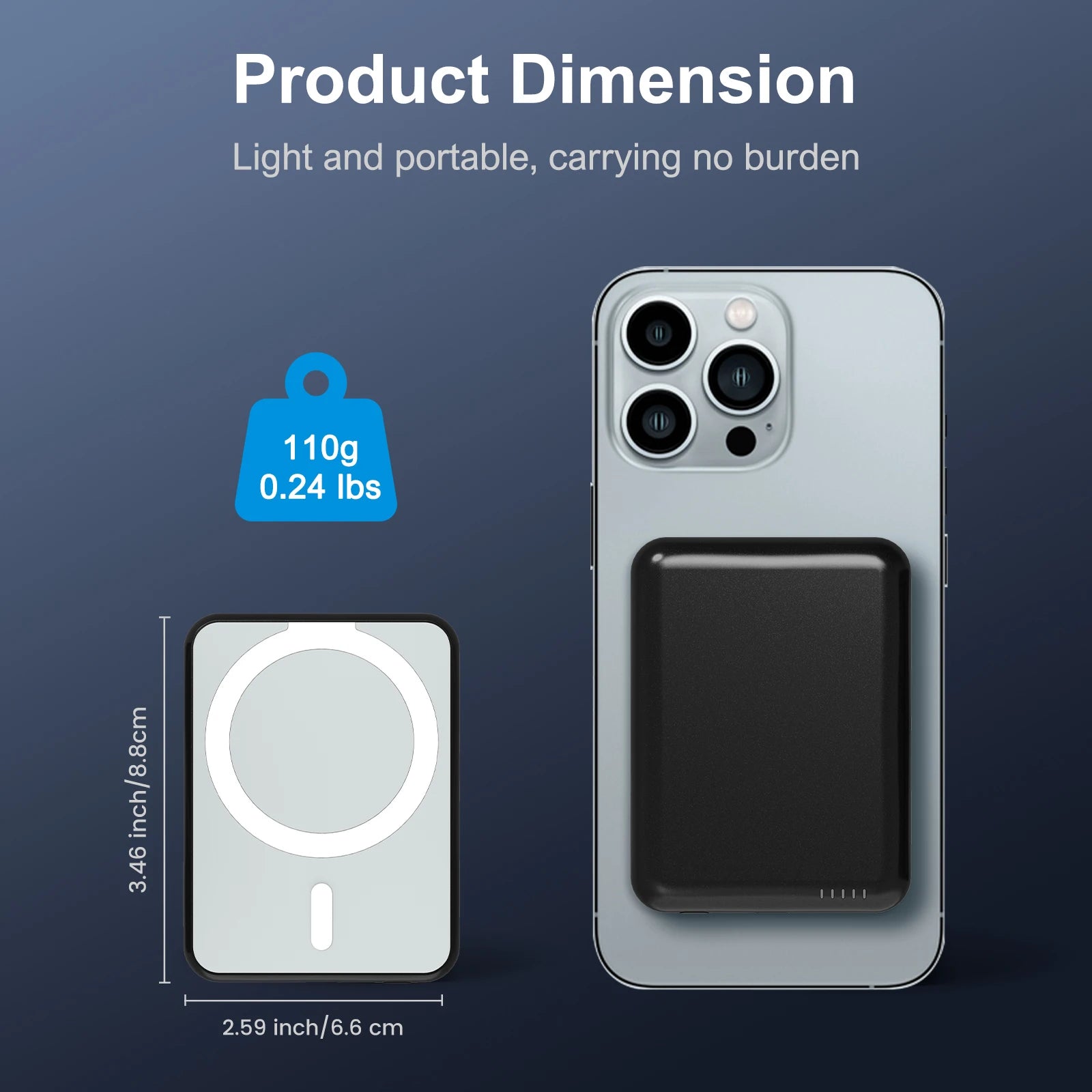 MagSafe wireless power bank 5000mAh for iPhone