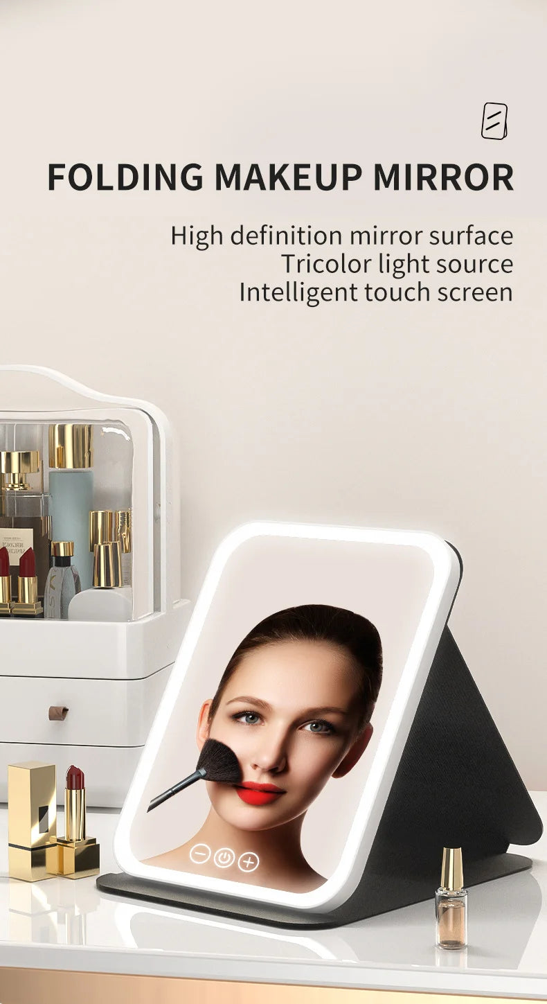 LED Vanity Mirror - 3 Color Light Modes