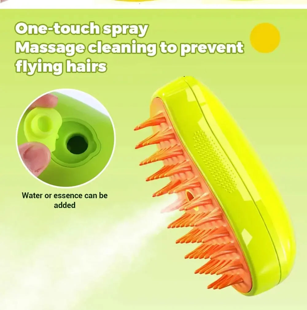 3 in 1 Steam Pet Grooming Brush