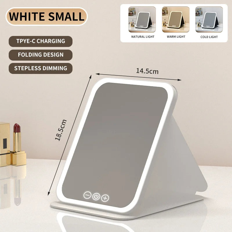 LED Vanity Mirror - 3 Color Light Modes
