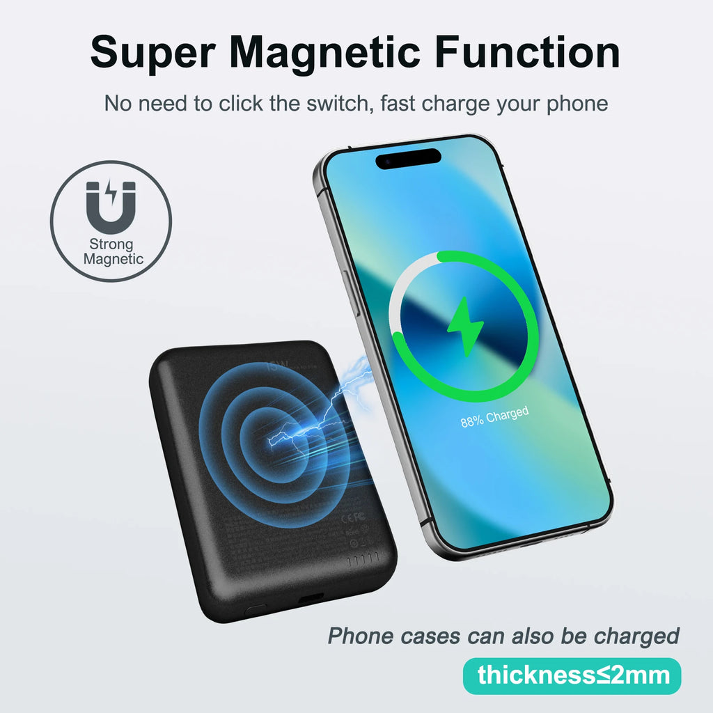 MagSafe Power Bank - 5000mAh Wireless Charger
