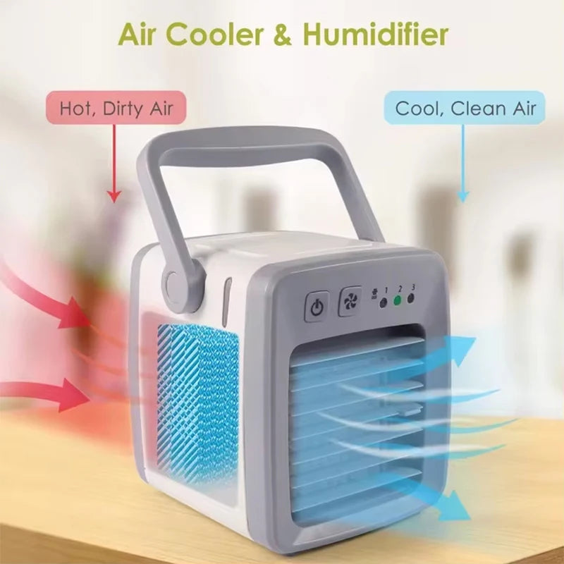 4-in-1 portable air conditioner with humidifier and purifier