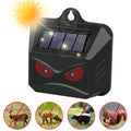 2-Pack Solar-Powered Ultrasonic Animal Deterrent for Outdoor Pest Control