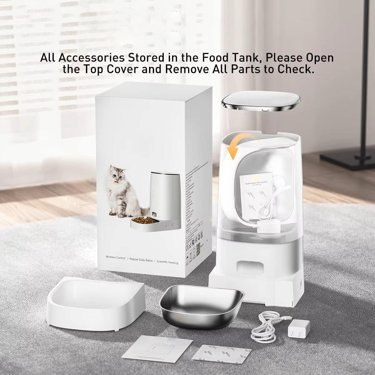 Programmable Automatic Cat Feeder - App Controlled