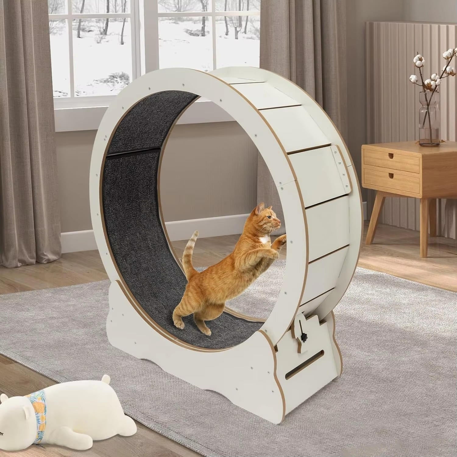 cat exercise wheel silent indoor fitness runner
