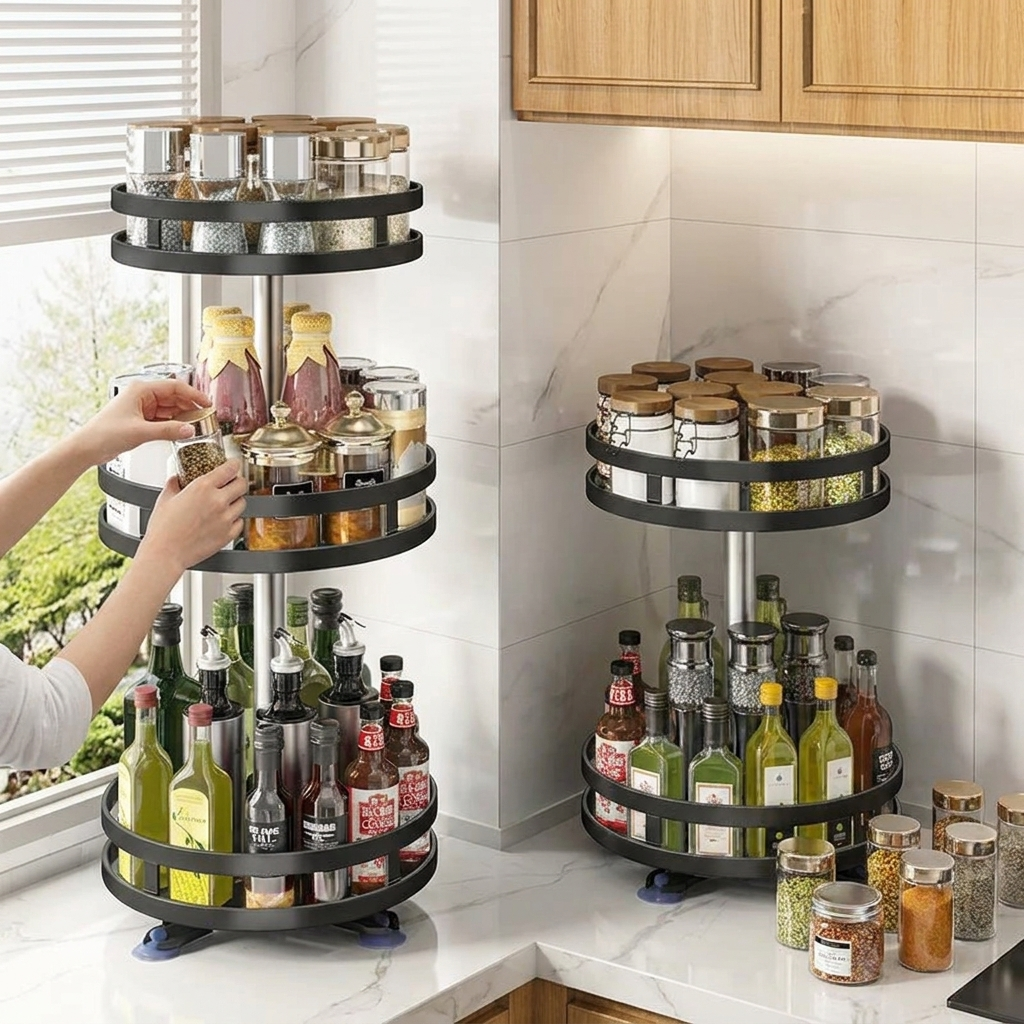 360 Rotating Spice Rack lifestyle