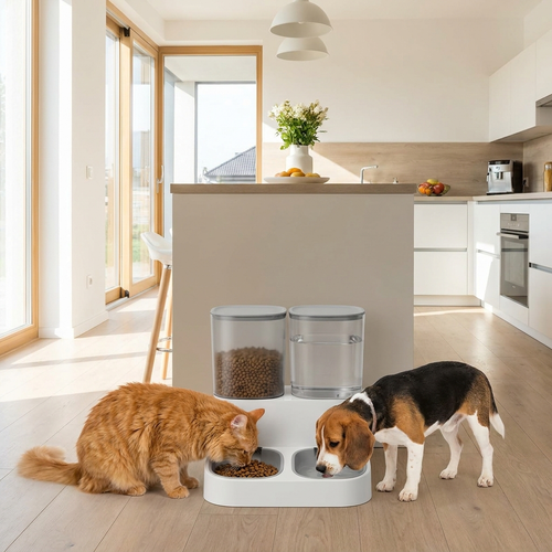 Dog Cat Feeder lifestyle