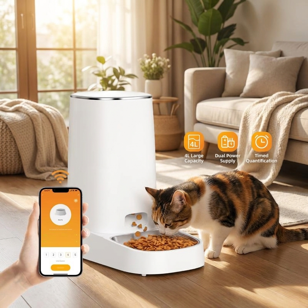 Programmable Auto Cat Feeder lifestyle