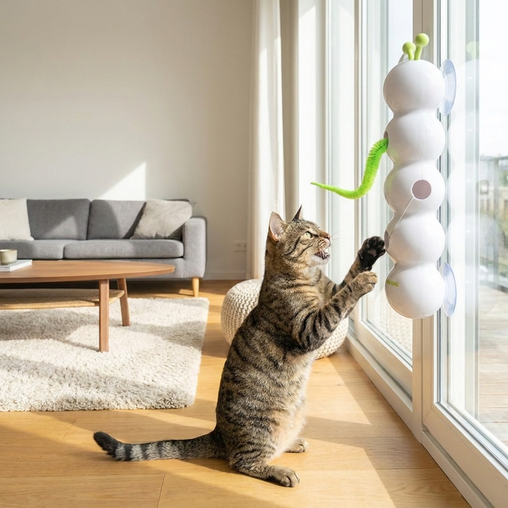 Cat Worm Toy lifestyle