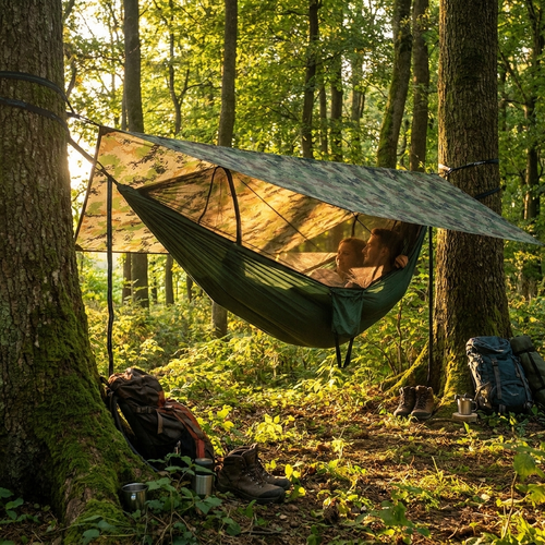 Camping Hammock Tent lifestyle