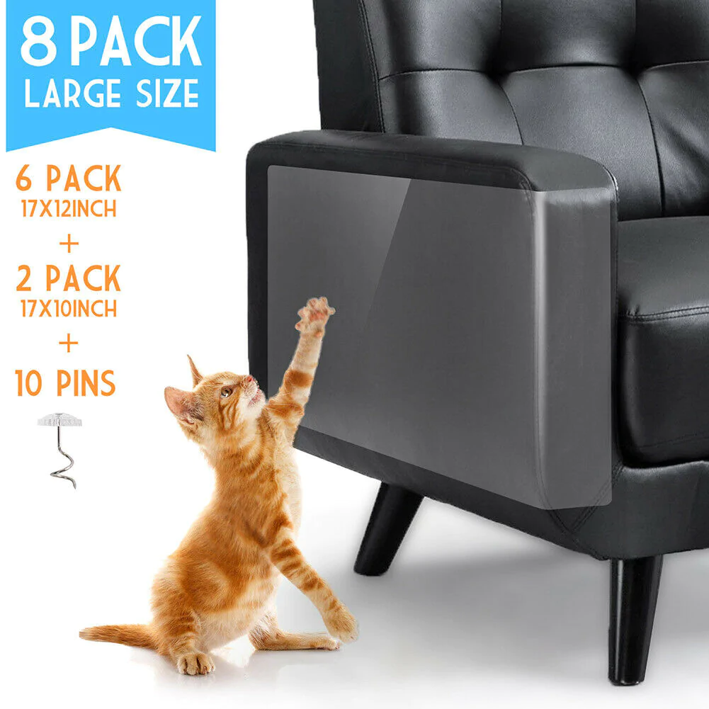 cat scratch furniture protector pads 8 pack anti-scratch