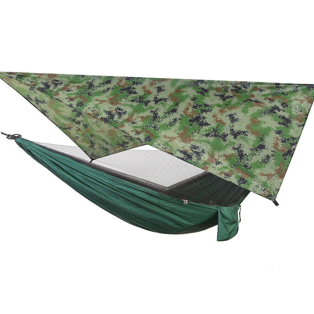 2-Person Camping Hammock Tent with Canopy