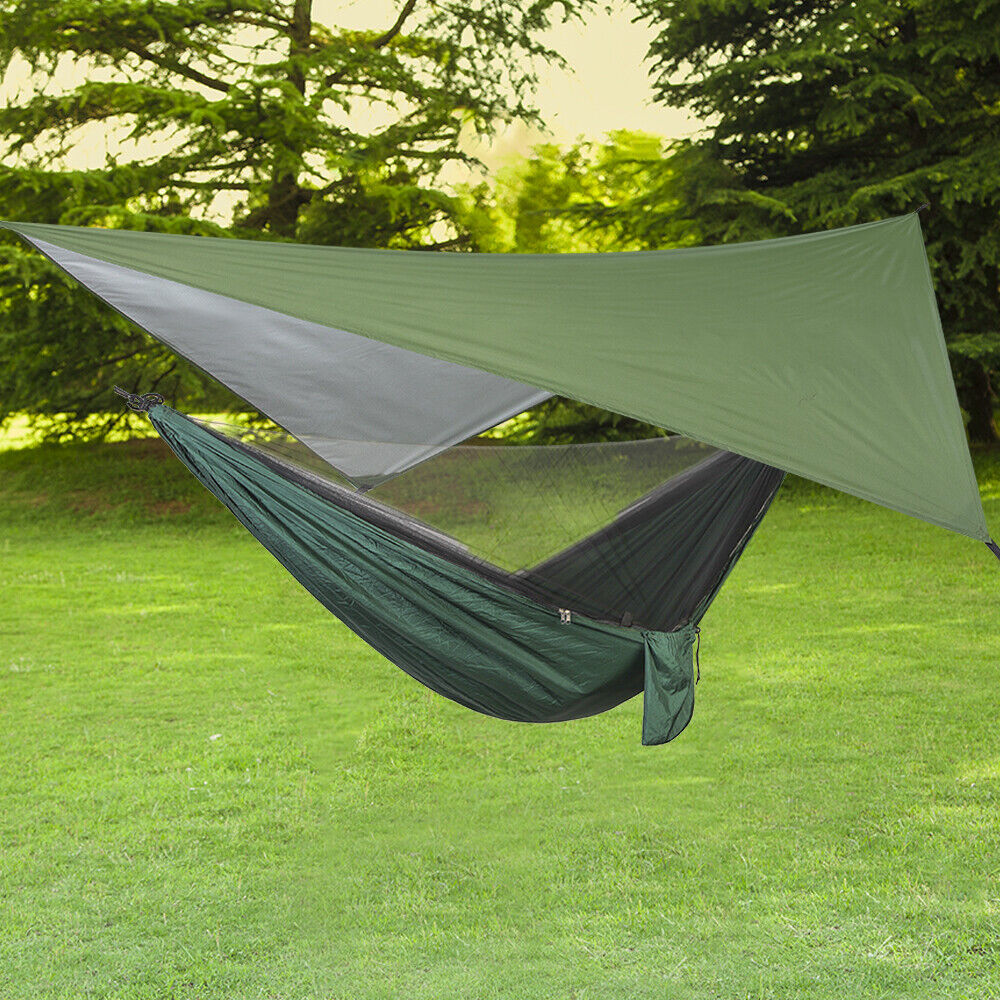 2-Person Camping Hammock Tent with Canopy